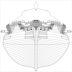 L'AMARANTE - Corvette de 12: 1744