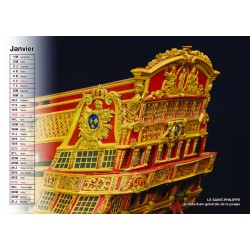 CALENDRIER mural ANCRE 2019