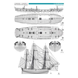 La MAHONESA 34-gun Spanish frigates - 1789