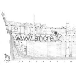 LE MERCURE - Navire marchand 1730