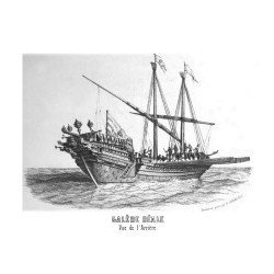 ÉTUDE SUR LA MARINE DES GALÈRES -  1861     