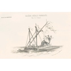 ÉTUDE SUR LA MARINE DES GALÈRES -  1861     