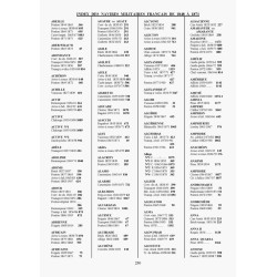 NOMENCLATURE DES NAVIRES FRANCAIS