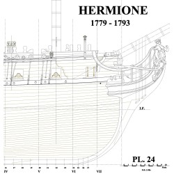 L’HERMIONE Frégate de 12  1779-1793